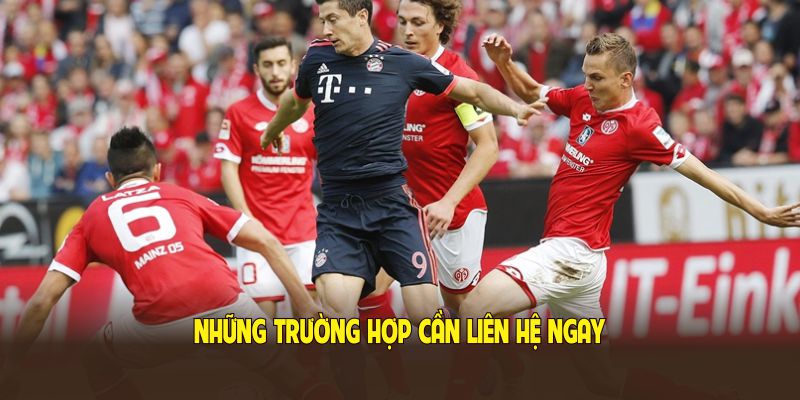 Những trường hợp cần liên hệ Xoilac TV ngay