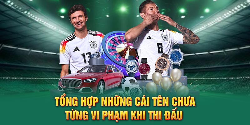 Tổng hợp những cái tên chưa từng vi phạm khi thi đấu